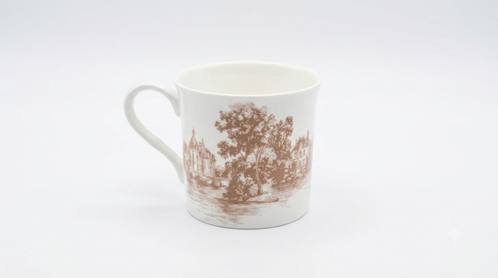 Fine Bone China Mug Set – 4 Premium Coffee Mugs